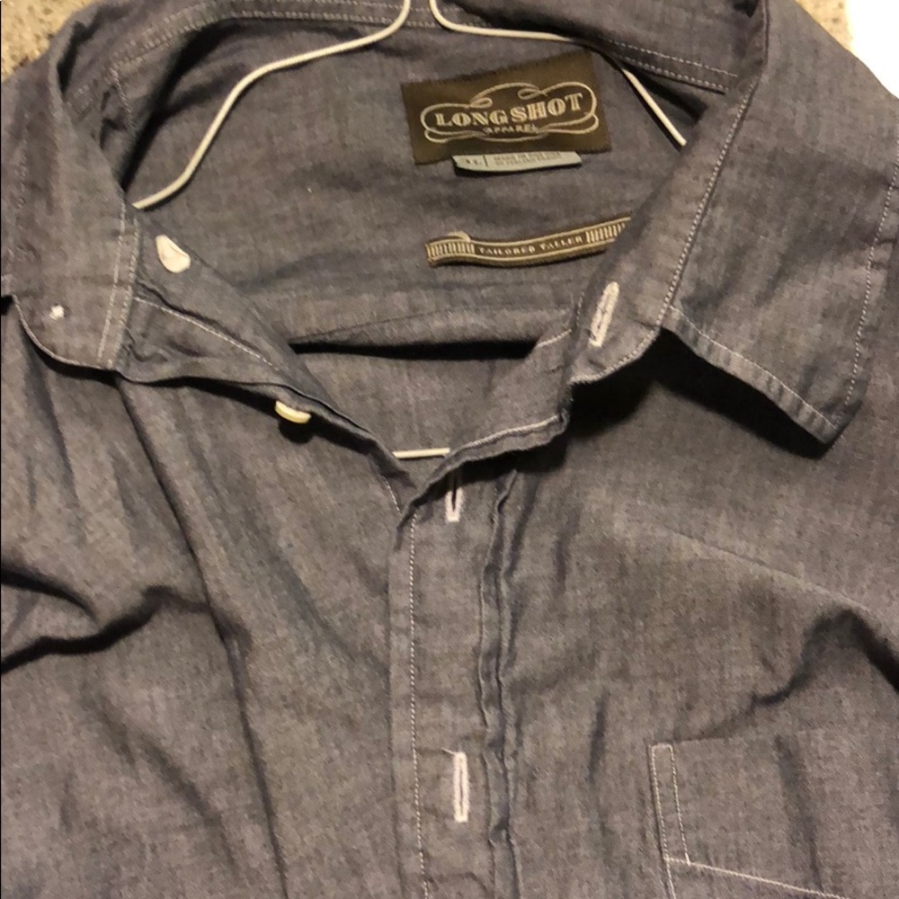 Chambray long sleeve shirt
